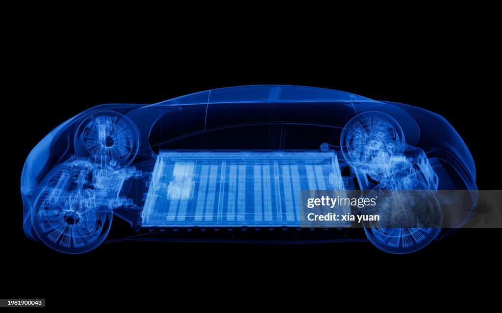 Electric Car X-ray style