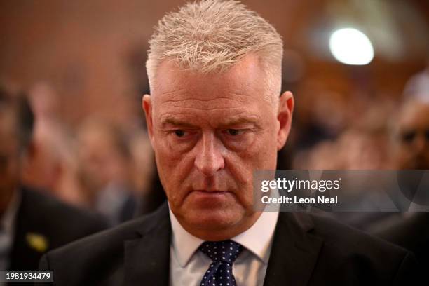 Conservative Party Deputy Chairman, and MP for Ashfield, Lee Anderson attends the 'Popular Conservatives' conference on February 6, 2024 in London,...