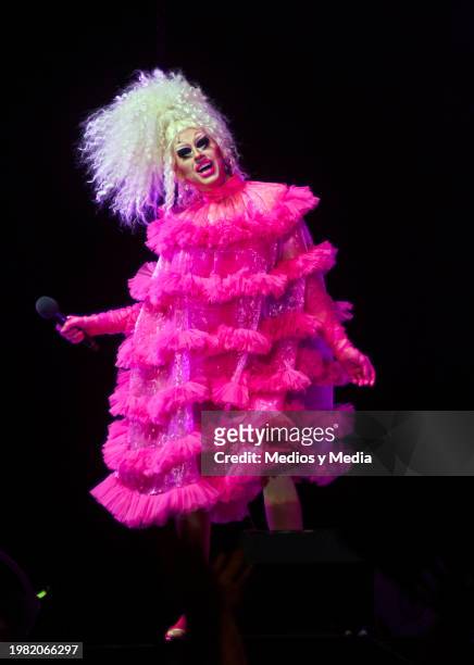 Trixie Mattel perform during `The Bald and The Beautiful´ show at Pepsi Center WTC on February 3, 2024 in Mexico City, Mexico.