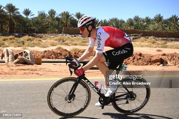 Ben Hermans of Belgium and Team Cofidis competes during the the 4th AlUla Tour 2024, Stage 5 a 150.2km stage from AlUla Old Town to Skyviews of...