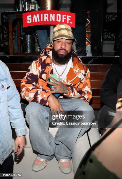 Larry June attends EMPIRE Celebrates The Grammys at EDEN Sunset on February 02, 2024 in Los Angeles, California.