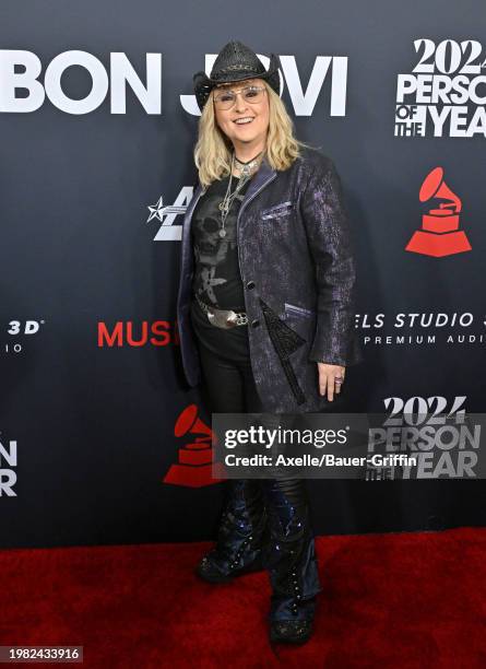 Melissa Etheridge attends the 2024 MusiCares Person of the Year Honoring Jon Bon Jovi at Los Angeles Convention Center on February 02, 2024 in Los...