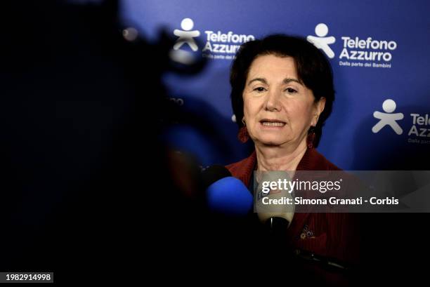 Eugenia Maria Roccella, Minister for Family, Birth and Equal Opportunities, partecipate in the Safer Internet Day 2024 event, organized by the S.O.S....