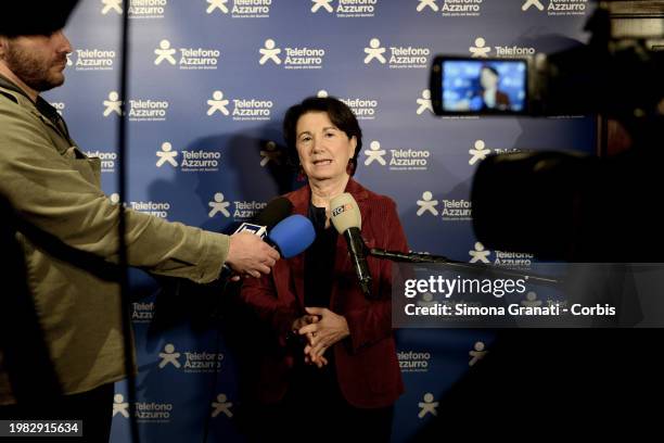 Eugenia Maria Roccella, Minister for Family, Birth and Equal Opportunities, partecipate in the Safer Internet Day 2024 event, organized by the S.O.S....