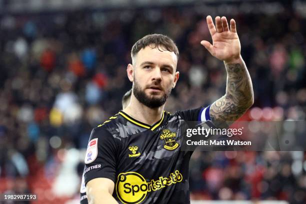 Adam Armstrong of Southampton during the Sky Bet Championship match between Rotherham United and Southampton FC at AESSEAL New York Stadium on...