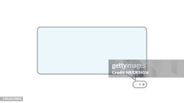 online chat design - think bubble stock illustrations