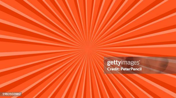 ilustraciones, imágenes clip art, dibujos animados e iconos de stock de fondo abstracto de rayos de arte pop. sunburst. ilustración de stock de vector. hipnosis. colores rojos - persuasión