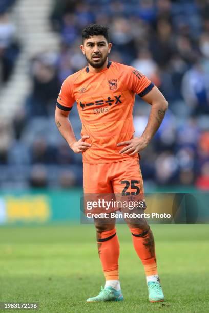 Massimo Luongo of Ipswich Town during the Sky Bet Championship match between Preston North End and Ipswich Town at Deepdale on February 03, 2024 in...