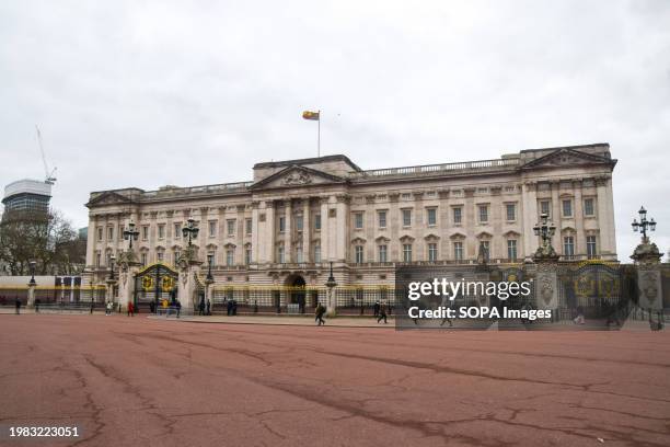 General view of Buckingham Palace on the day it was announcement that King Charles III has been diagnosed with cancer.