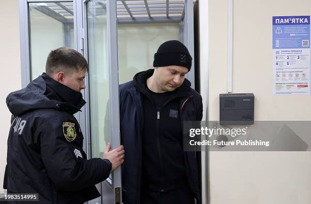 Former police officer Oleksandr Solovei accused of collaborating with the Russian occupation authorities in Izium, Kharkiv Region, is sentenced to 15...