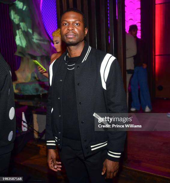 Brian "B.Dot" Miller attends LVRN 2024 GRAMMY Awards Party at TAO on February 2, 2024 in Los Angeles, California.