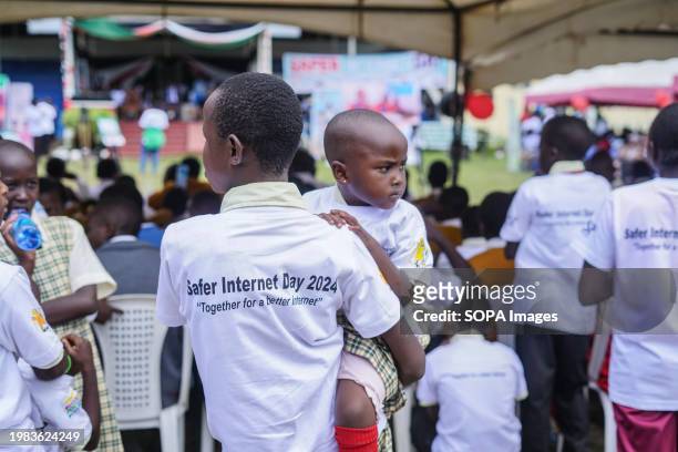 Participants follow the proceedings during the commemoration to mark Safer Internet Day. Safer Internet Day is celebrated on 6th February every year...