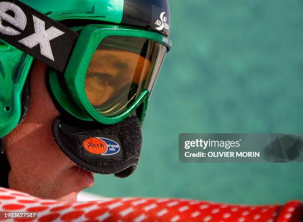 Austrian Frtiz Strobl is seen before the men's downhill training, 07 February 2007, at the Alpine World Ski Championships in Are. AFP PHOTO OLIVIER...