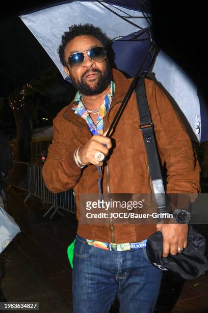 Shaggy is seen on February 06, 2024 in Los Angeles, California.