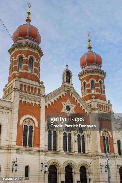 great synagogue, plzen, czechia - plzeň stock pictures, royalty-free photos & images