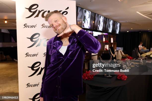 Scott Hoying attends the GRAMMY Gift Lounge during the 66th GRAMMY Awards at Tom's Watch Bar on February 03, 2024 in Los Angeles, California.