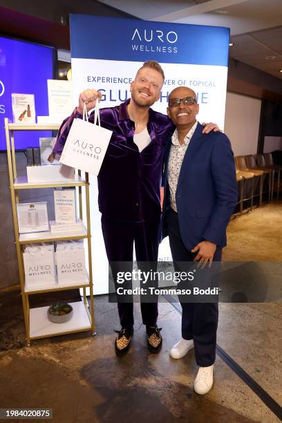 Scott Hoying and Dr. Nayan Patel attend the GRAMMY Gift Lounge during the 66th GRAMMY Awards at Tom's Watch Bar on February 03, 2024 in Los Angeles,...