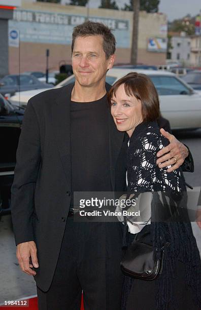 Actor Tim Matheson with wife Megan attend the 7th Annual Prism Awards held at the Henry Fonda Music Box Theatre on May 8, 2003 in Hollywood,...
