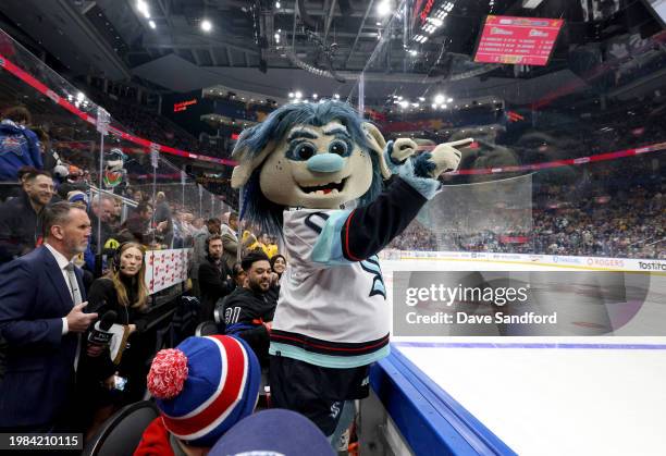 Buoy of the Seattle Kraken is seen during the 2024 Honda NHL All-Star Game at Scotiabank Arena on February 03, 2024 in Toronto, Ontario, Canada.