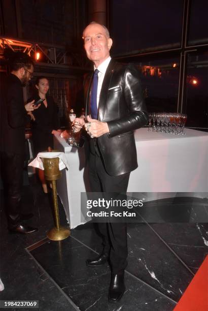 Jean Claude Jitrois attends Omar Harfouch Concert at Institut du Monde Arabe on February 3rd, 2024 in Paris, France.