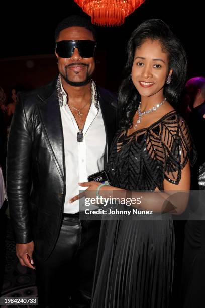 Chris Tucker attends the Pre-GRAMMY Gala & GRAMMY Salute to Industry Icons Honoring Jon Platt at The Beverly Hilton on February 03, 2024 in Los...