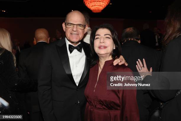 Scott Greenstein and Michele Anthony attend the Pre-GRAMMY Gala & GRAMMY Salute to Industry Icons Honoring Jon Platt at The Beverly Hilton on...