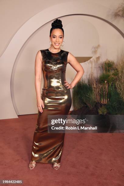 Angela Rye attends the 3rd Annual Fifteen Percent Pledge Gala at Paramount Studios on February 03, 2024 in Los Angeles, California.