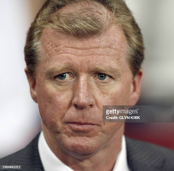Twente's manager Steve McLaren is pictured before their third round, 2nd leg, UEFA Champions League qualifier match against Arsenal at the Emirates...