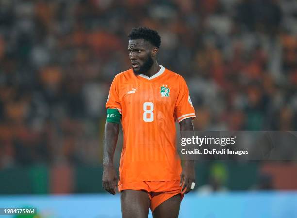 Franck Yannick Kessie of Ivory Coast during the TotalEnergies CAF Africa Cup of Nations quarterfinal match between Mali and Ivory Coast at Peace...