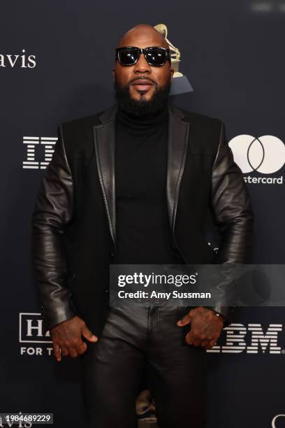 Jeezy attends the 66th GRAMMY Awards Pre-GRAMMY Gala & GRAMMY Salute to Industry Icons Honoring Jon Platt at The Beverly Hilton on February 03, 2024...