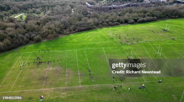 sunday morning rugby - yard line stock pictures, royalty-free photos & images