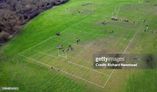 sunday morning rugby - yard line stock pictures, royalty-free photos & images