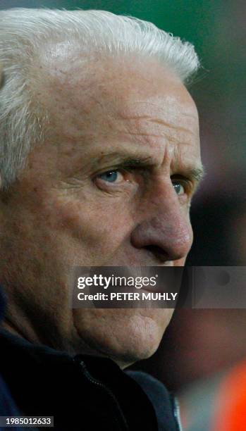 Republic of Ireland's Manager Giovanni Trapattoni looks on during the 2010 World Cup play-off match against France at Croke Park in Dublin, Ireland...