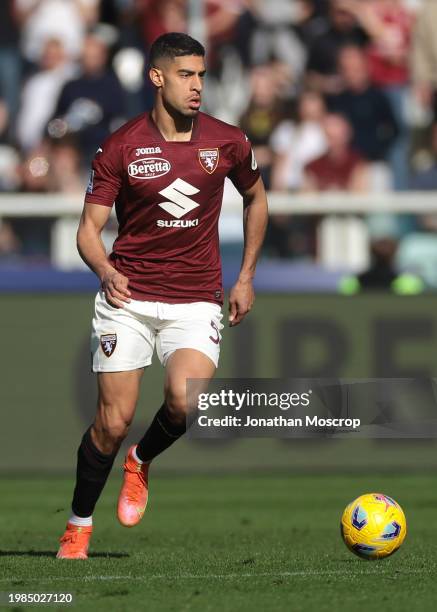 Adam Masina of Torino FC during the Serie A TIM match between Torino FC and US Salernitana - Serie A TIM at Stadio Olimpico di Torino on February 04,...