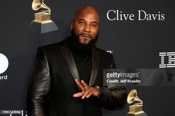Jeezy attends the 66th GRAMMY Awards Pre-GRAMMY Gala & GRAMMY Salute To Industry Icons Honoring Jon Platt at The Beverly Hilton on February 03, 2024...
