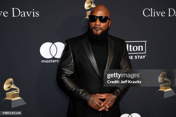 Jeezy attends the 66th GRAMMY Awards Pre-GRAMMY Gala & GRAMMY Salute To Industry Icons Honoring Jon Platt at The Beverly Hilton on February 03, 2024...