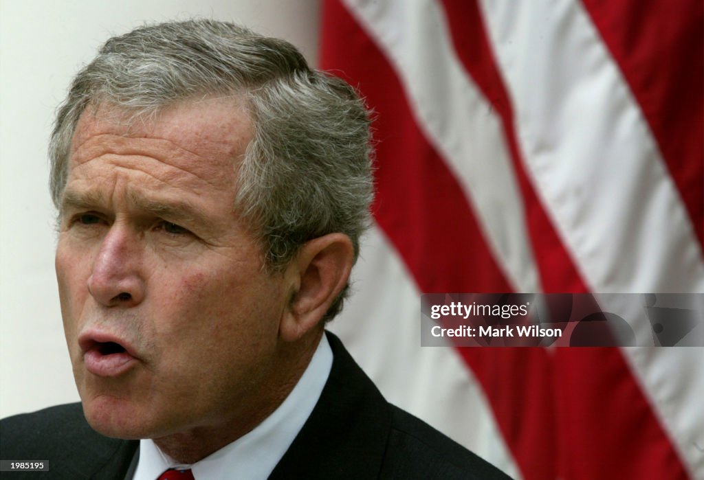 Bush Speaks About The Judicial Confirmation Process