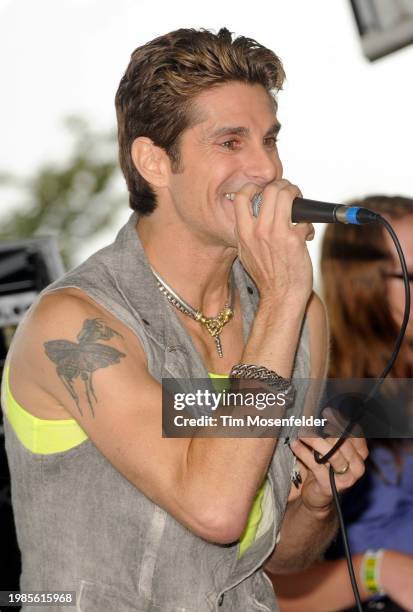 Perry Farrell performs during Lollapalooza 2009 at Grant Park on August 7, 2009 in Chicago, Illinois.