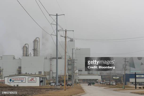 The Archer-Daniels-Midland Co. Bio Products Engineering Facility in Decatur, Illinois, US, on Tuesday, Feb. 6, 2024. The US Attorney's Office in...