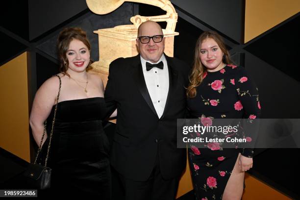 Liliana Berman, Steve Berman, and Lucie Berman attend the 66th GRAMMY Awards at Crypto.com Arena on February 04, 2024 in Los Angeles, California.