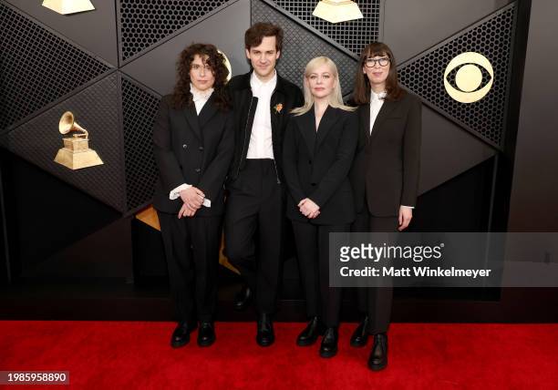 Alvvays attends the 66th GRAMMY Awards at Crypto.com Arena on February 04, 2024 in Los Angeles, California.