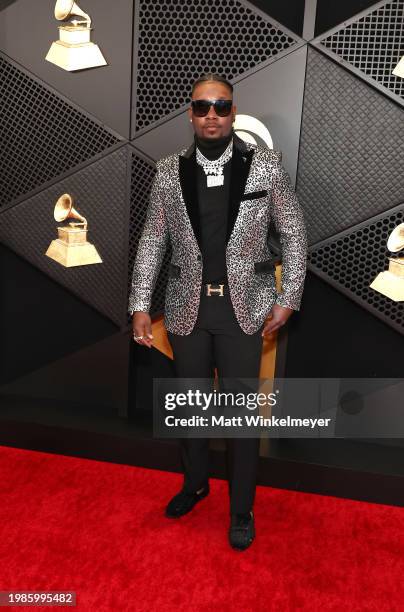 Yung Muusik attends the 66th GRAMMY Awards at Crypto.com Arena on February 04, 2024 in Los Angeles, California.