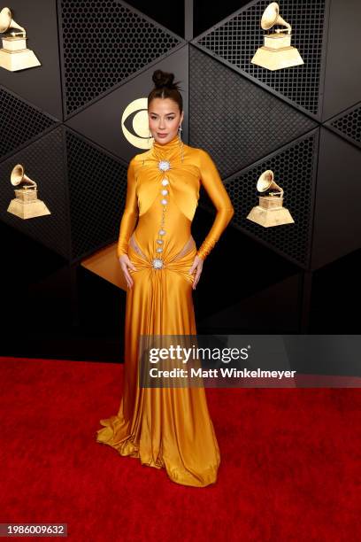 Tessa Brooks attends the 66th GRAMMY Awards at Crypto.com Arena on February 04, 2024 in Los Angeles, California.