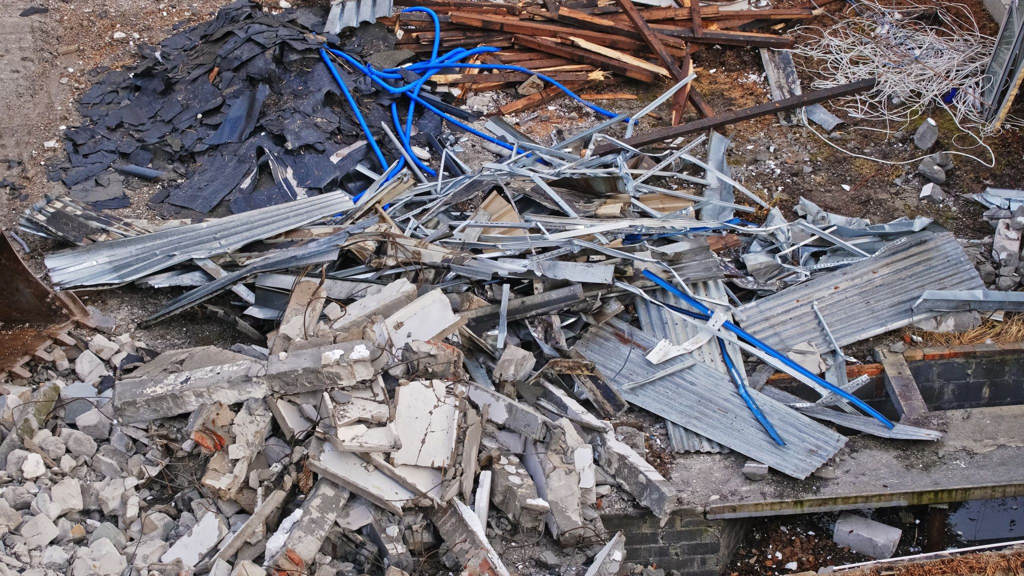 construction debris