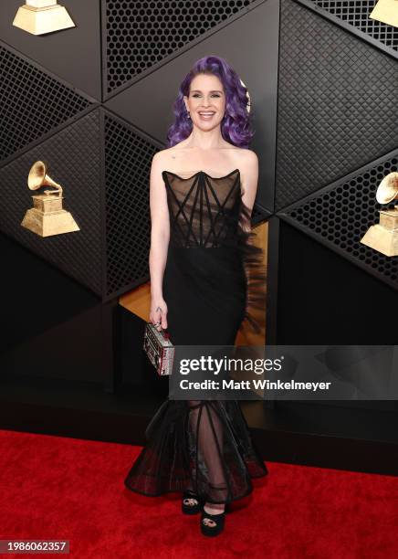 Kelly Osbourne attends the 66th GRAMMY Awards at Crypto.com Arena on February 04, 2024 in Los Angeles, California.