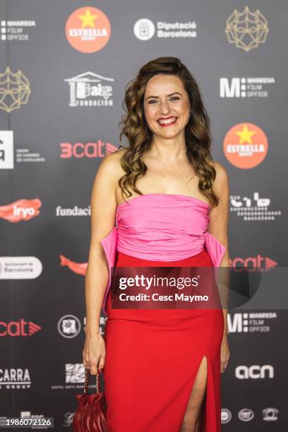 Actress Itziar Ituño attends the red carpet during the "Gaudí Awards 2024" on February 04, 2024 in Barcelona, Spain.