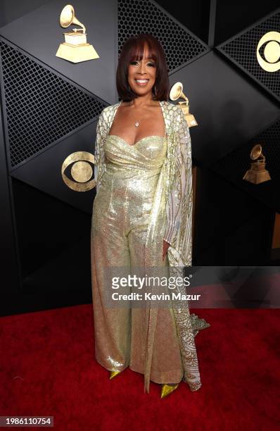 Gayle King attends the 66th GRAMMY Awards at Crypto.com Arena on February 04, 2024 in Los Angeles, California.