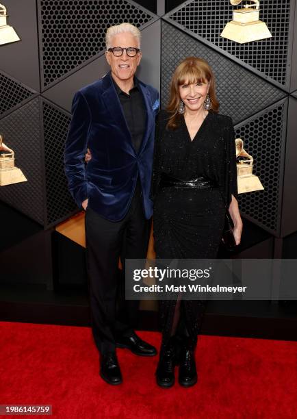 Ted Danson and Mary Steenburgen attend the 66th GRAMMY Awards at Crypto.com Arena on February 04, 2024 in Los Angeles, California.