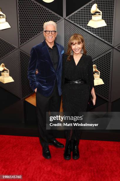 Ted Danson and Mary Steenburgen attend the 66th GRAMMY Awards at Crypto.com Arena on February 04, 2024 in Los Angeles, California.