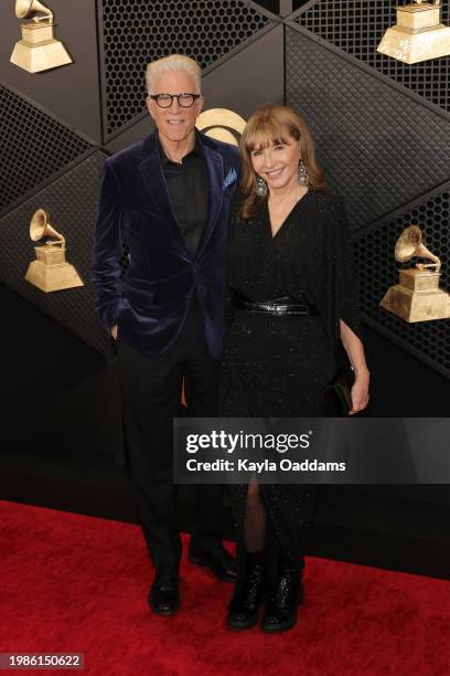 Ted Danson and Mary Steenburgen attend the 66th GRAMMY Awards at Crypto.com Arena on February 04, 2024 in Los Angeles, California.